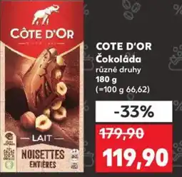 Kaufland COTE D'OR Čokoláda nabídka
