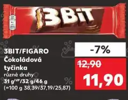 Kaufland 3BIT/FIGARO Čokoládová tyčinka nabídka