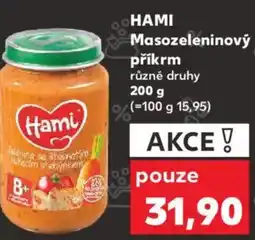 Kaufland HAMI Masozeleninový příkrm nabídka