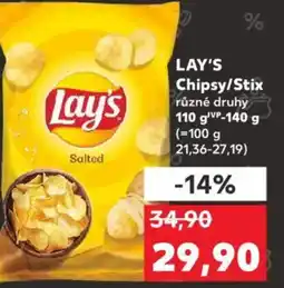 Kaufland LAY'S Chipsy/Stix nabídka