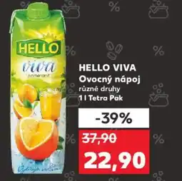 Kaufland HELLO VIVA Ovocný nápoj nabídka