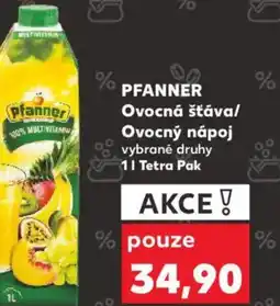Kaufland PFANNER Ovocná šťáva/ Ovocný nápoj nabídka