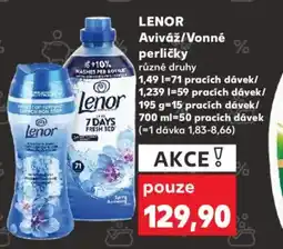 Kaufland LENOR Aviváž/Vonné perličky nabídka