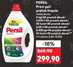 Kaufland PERSIL Prací gel/ prášek/kapsle nabídka