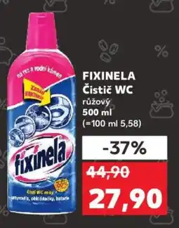 Kaufland FIXINELA Čistič WC růžový nabídka