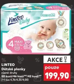 Kaufland LINTEO Dětské plenky nabídka