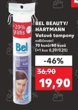 Kaufland BEL BEAUTY/ HARTMANN Vatové tampony nabídka