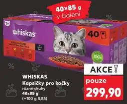 Kaufland WHISKAS Kapsičky pro kočky nabídka