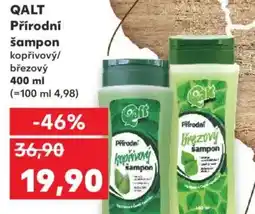 Kaufland QALT Přírodní šampon kopřivový/ březový nabídka