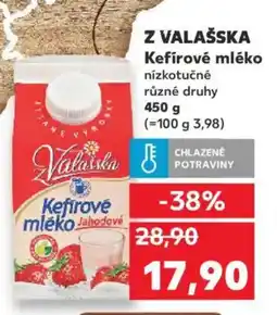 Kaufland Z VALAŠSKA Kefírové mléko nízkotučné nabídka
