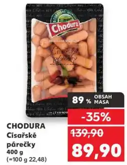 Kaufland CHODURA Císařské párečky nabídka