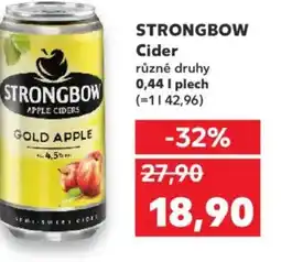 Kaufland STRONGBOW Cider nabídka