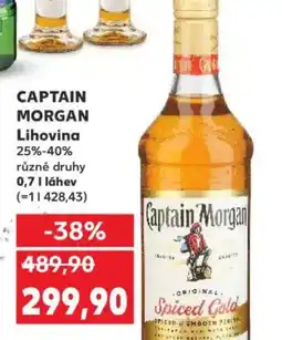 Kaufland CAPTAIN MORGAN Lihovina 25%-40% nabídka