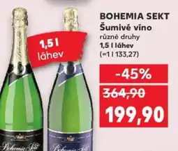 Kaufland BOHEMIA SEKT Šumivé víno nabídka