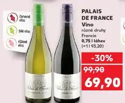 Kaufland PALAIS DE FRANCE Vino nabídka