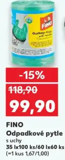 Kaufland FINO Odpadkové pytle s uchy nabídka