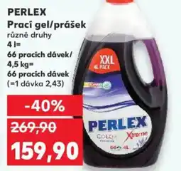 Kaufland PERLEX Prací gel/prášek nabídka