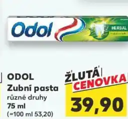 Kaufland ODOL Zubní pasta nabídka