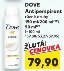 Kaufland DOVE Antiperspirant nabídka