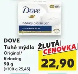Kaufland DOVE Tuhé mýdlo nabídka