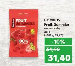 Kaufland BOMBUS Fruit Gummies nabídka
