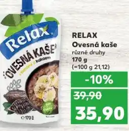 Kaufland RELAX Ovesná kaše nabídka