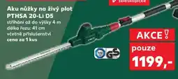 Kaufland Parkside Aku nůžky na živý plot PTHSA 20-Li D5 nabídka
