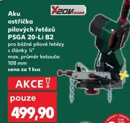 Kaufland Parkside Aku ostřička pilových řetězů PSGA 20-Li B2 nabídka