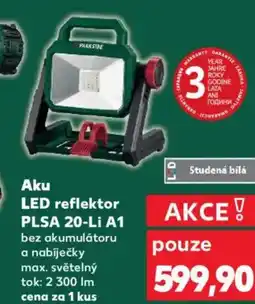 Kaufland Parkside Aku LED reflektor PLSA 20-Li A1 nabídka