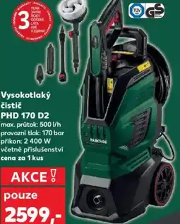 Kaufland Parkside Vysokotlaký čistič PHD 170 D2 nabídka