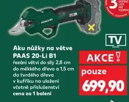 Kaufland Parkside Aku nůžky na větve PAAS 20-Li B1 nabídka
