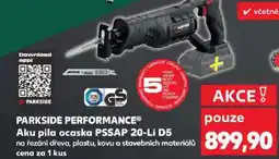 Kaufland PARKSIDE PERFORMANCE Aku pila ocaska PSSAP 20-Li D5 nabídka