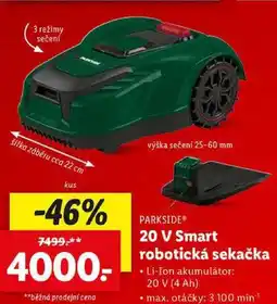 Lidl 20 V Smart robotická sekačka nabídka