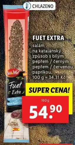 Lidl FUET EXTRA, 160 g nabídka
