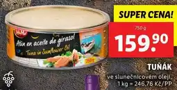 Lidl TUŇÁK, 750 g nabídka
