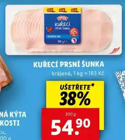 Lidl KUŘECÍ PRSNÍ ŠUNKA, 300 g nabídka