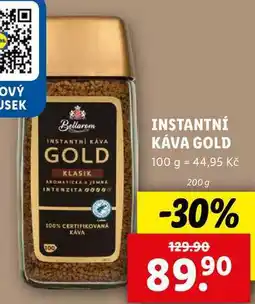Lidl INSTANTNÍ KÁVA GOLD, 200 g nabídka