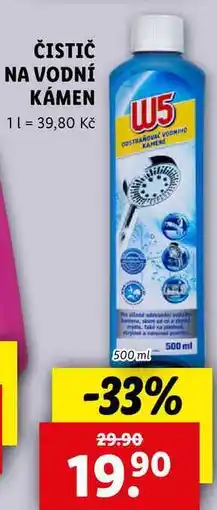 Lidl ČISTIČ NA VODNÍ KÁMEN, 500 ml nabídka