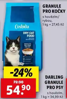 Lidl GRANULE PRO KOČKY, 2 kg nabídka