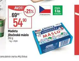 Globus Madeta jihočesk máslo nabídka