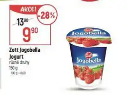 Globus Zott joggobella jogurt nabídka