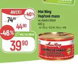 Globus Mei ning vepřové maso nabídka