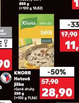 Kaufland Knorr hotová jídla nabídka