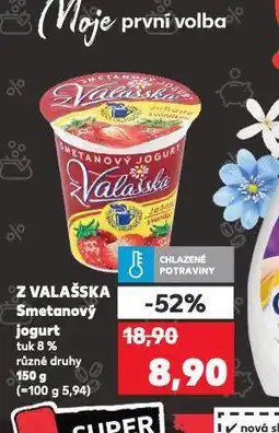 Kaufland Smetanový jogurt z valašska nabídka