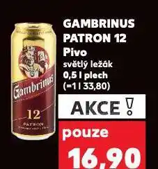 Kaufland Pivo gambrinus nabídka