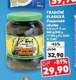 Kaufland Znojemská okurka nabídka