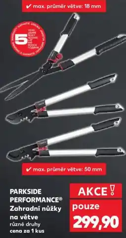 Kaufland PARKSIDE PERFORMANCE® Zahradní nůžky nabídka