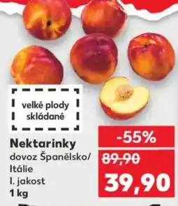 Kaufland Nektarinky nabídka