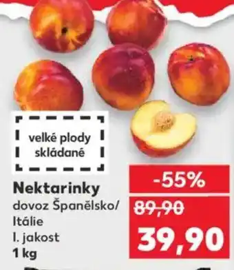 Kaufland Nektarinky nabídka