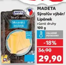 Kaufland MADETA Sýrařův výběr/ Lipánek nabídka